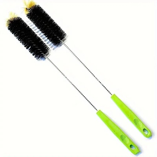 2× Long Handle Bottle Cleaner Brushes Glass Tube Silicone Cleaning Brush For Cup - Picture 8 of 15