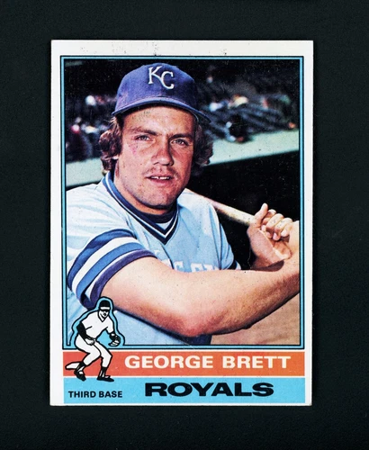 George Brett 1976 Topps (HOF) KC Royals #19 EX+