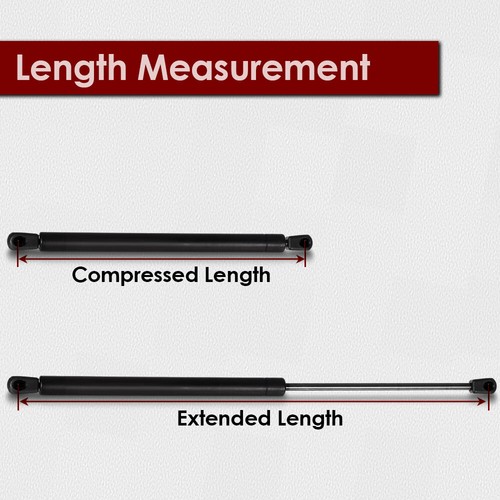 Set of 2 for VW Polo Seat Cordoba Sedan 1999-2002 Tailgate Lift Supports Shocks - Picture 5 of 6