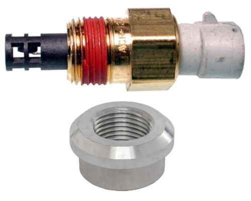 3/8" NPT Threaded Intake Air Temperature Sensor IAT w/ Bung Turbo LS 4.8 5.3 6.0 - Picture 1 of 8