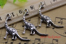 30/60X retro Jewelry Making DIY dinosaur alloy charms pendants 20x21mm