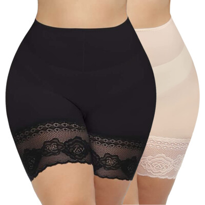 Slip Shorts for Under Dresses Women Anti Chafing Lace Panties Underwear  Boyshort | eBay