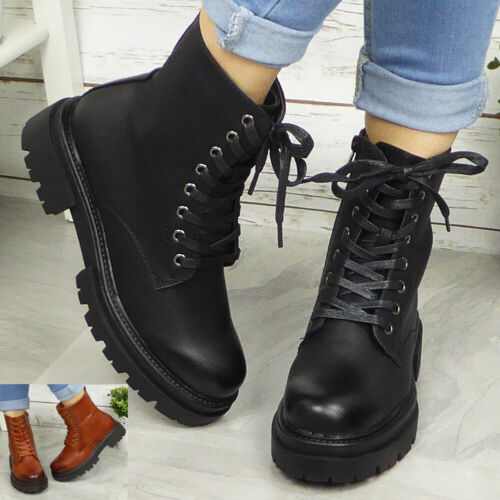 Philosophical boy House Womens Ankle Lace Up Boots Ladies Casual Combat Boot Comfy Fashion Zip New Shoes | eBay Philosophical boy House Womens Ankle Lace Up Boots Ladies Casual Combat Boot Comfy Fashion Zip New Shoes | eBay
