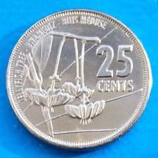 Seychelles 25 cents 2016 UNC Jellyfish Tree