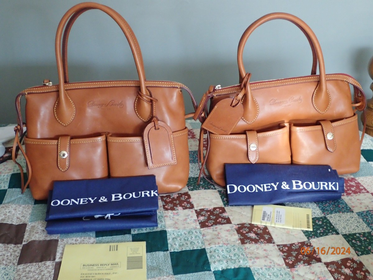 Dooney Bourke Florentine Vacchetta Small East/West Satchel Natural