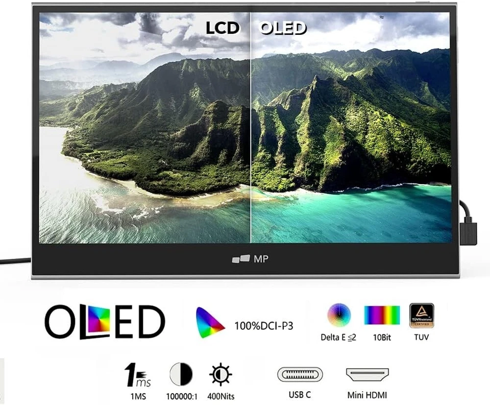 Portable Monitor - Mobile Pixels Glance Pro 15.6" OLED Touchscreen Monitor - Image 2 of 4