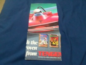 Tengen Drive Yourself Wild Super Sprint NES Nintendo Insert Poster VERY NICE