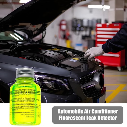 Auto Air Conditioning Leak Detection Oil Fluorescent Leak Detector Oil Brightly - Picture 8 of 14