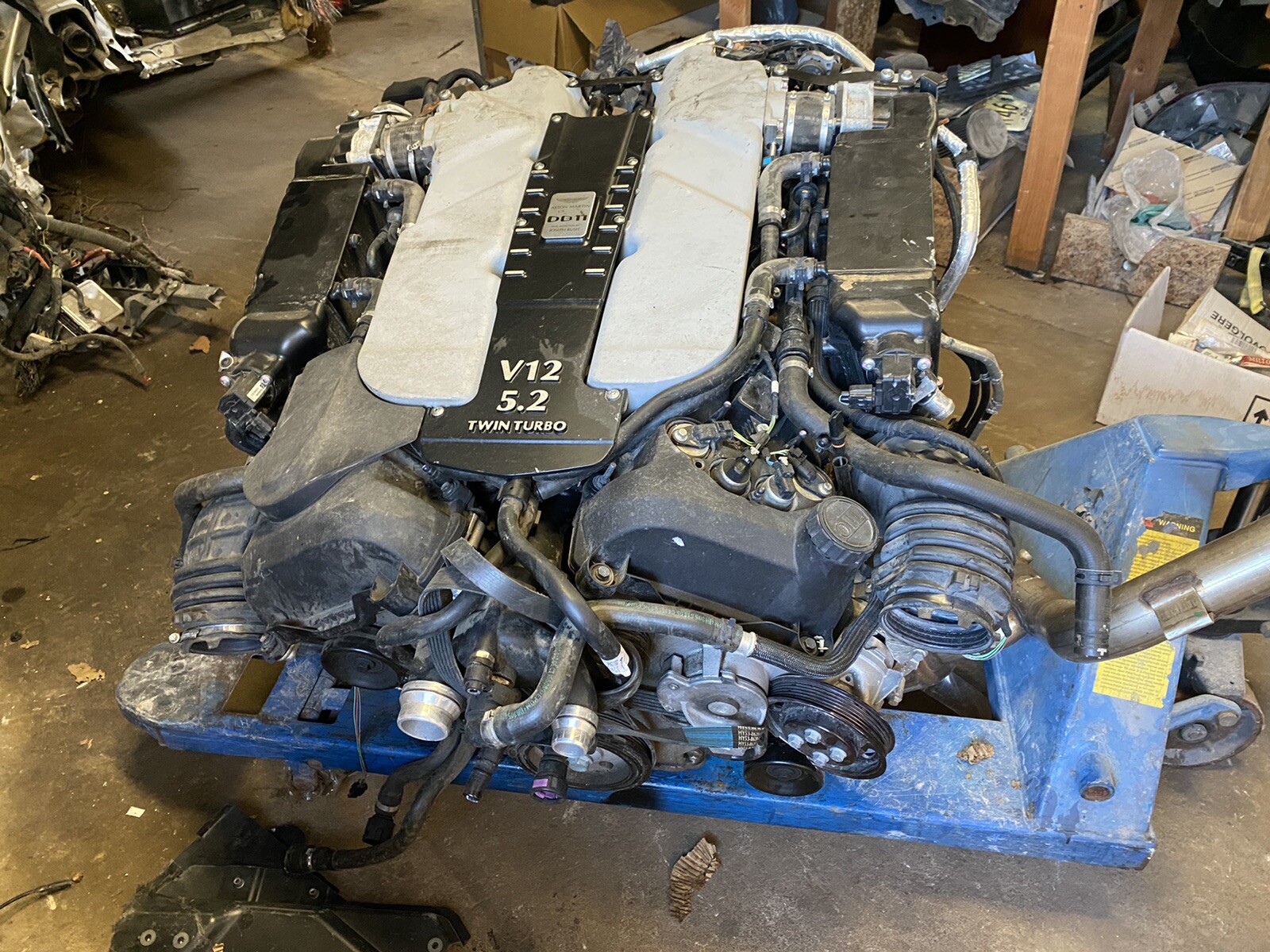 2017 2018 Aston Martin DB11 Engine Motor 5.2 V12 Twin Turbo