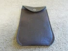 VINTAGE LEATHER POUCH ONLY notary stamp DIAL GAUGE SNAP INSTRUMENT INDICATOR