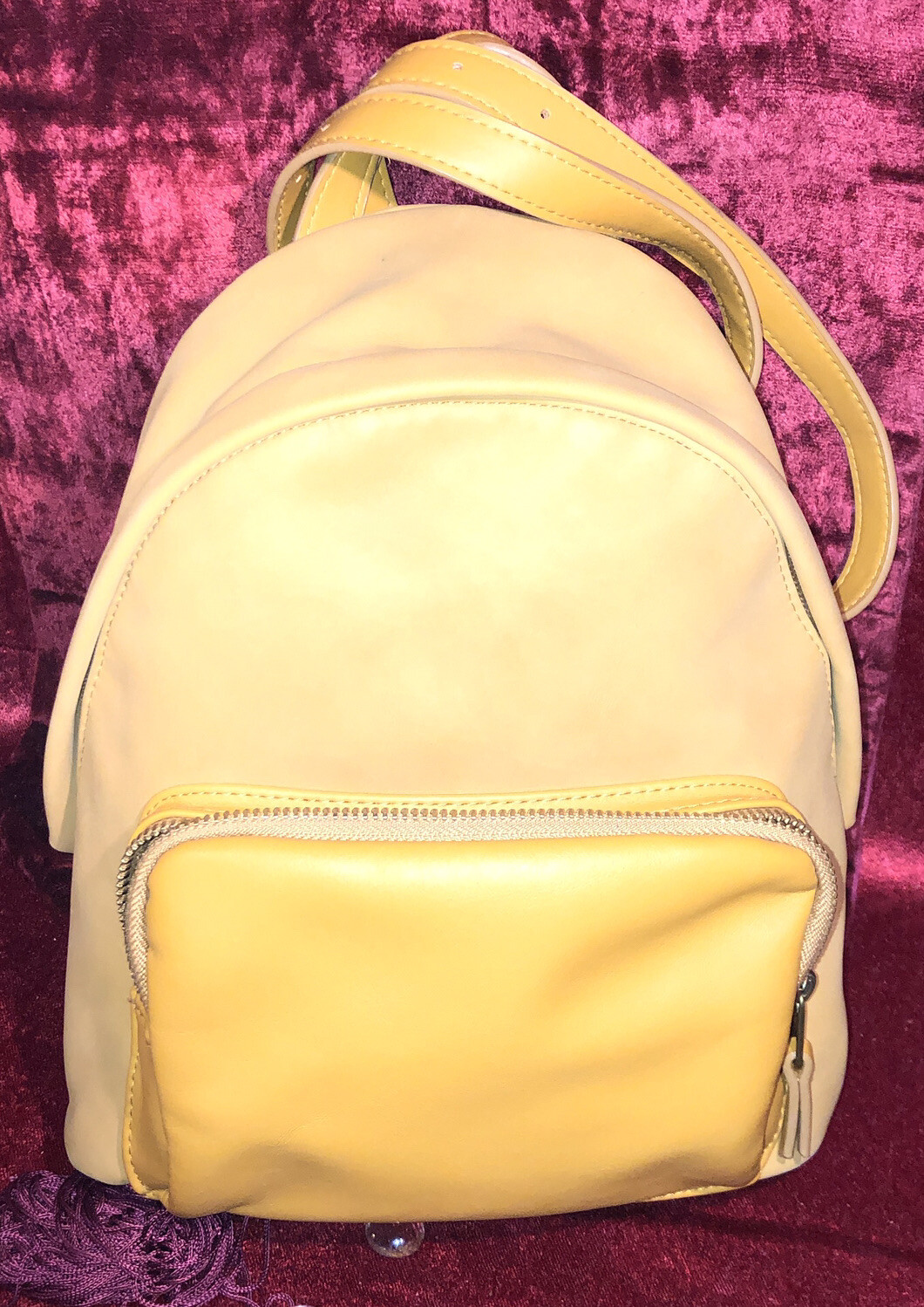 Universal Thread Cool Gold Hobo Backpack adjustab… - image 14