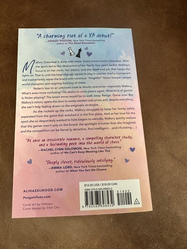 Barnes And noble Hand Signed Check And Mate Ali Hazelwood Edition - Picture 4 of 4