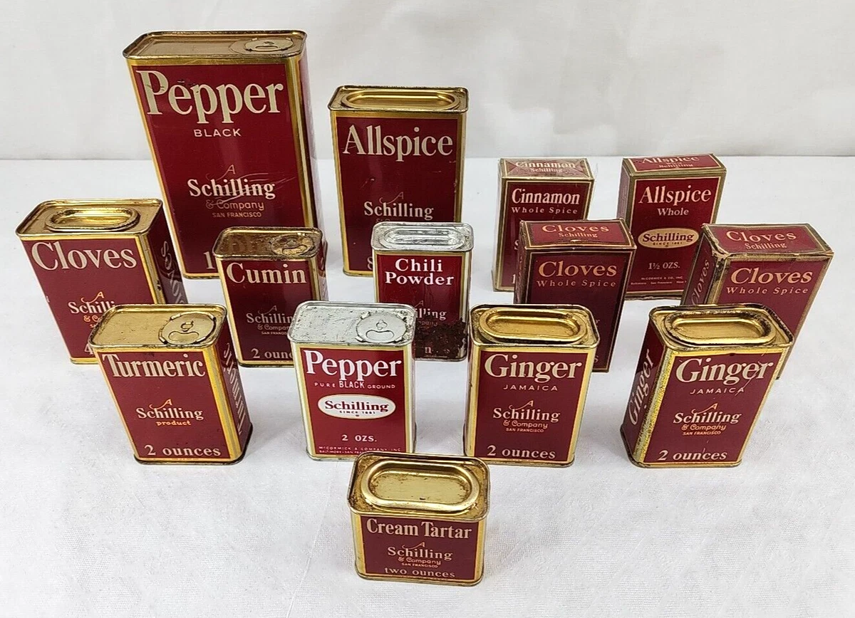 Schilling Spice In Collectible Advertising Tins for sale | eBay