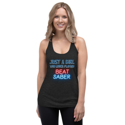gamers beat saber virtual reality oculus quest Women's tank top for VR gaming