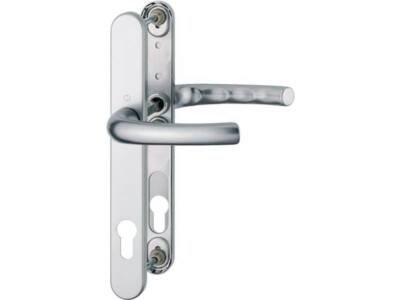 HOPPE 2186427 Profiltürgarnitur Tôkyô 1710RH/3346 Aluminium F1 PZ für Türstärke