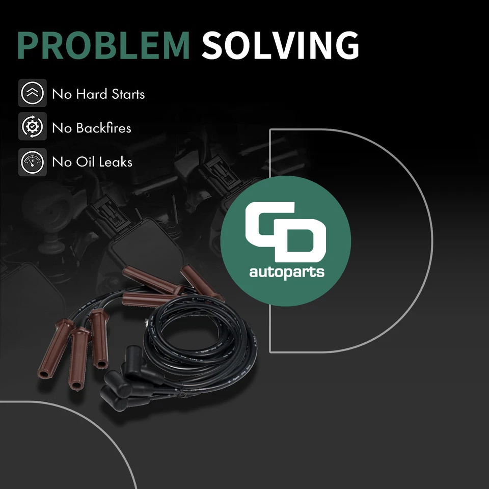 92101008 cables de bujía de alto rendimiento de 7 mm para Buick Cadillac Chevrolet DR39 Foto 4 de 4