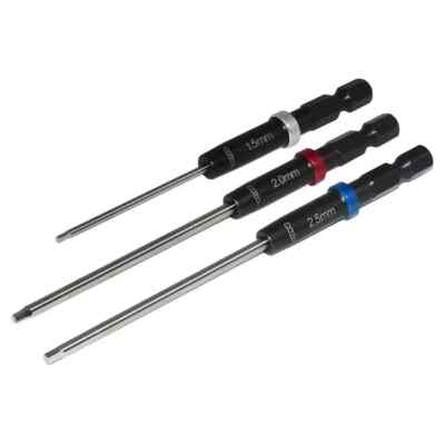 MIP 9612 Metric SPEED TIP Hex Driver GEN 2 RC Set (3) 1.5 / 2.0 / 2.5 mm allen