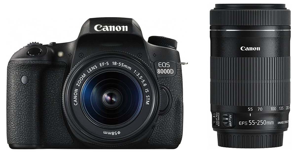 大人気新品をすべて Double 8000D EOS Canon Zoom eBay | Kit デジタルカメラ