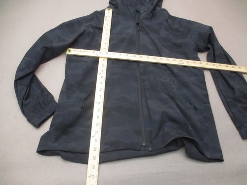 Pulse Size M Mens Camo Full Zip Hooded Zip Pocket Weather Gear Windbreaker 413 - Picture 5 of 10