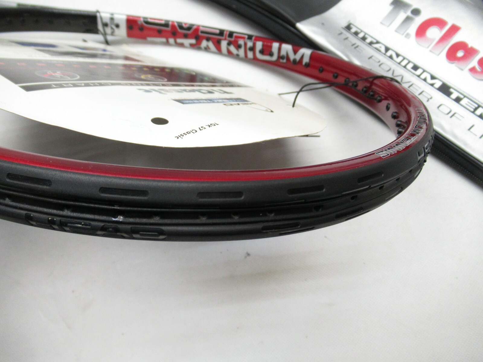 *NOS* HEAD TITANIUM Ti.CLASSIC MIDPLUS TENNIS RACQUET (4 5/8) LONG ...