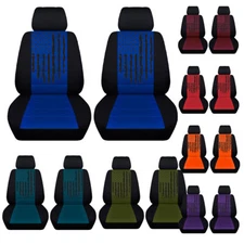 Fits Honda Accord Seats 2016 to 2017 Two Tone Seat Covers American Flag