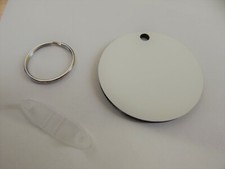 Sublimation Blank Keychain, 5 Blank Round Keychain