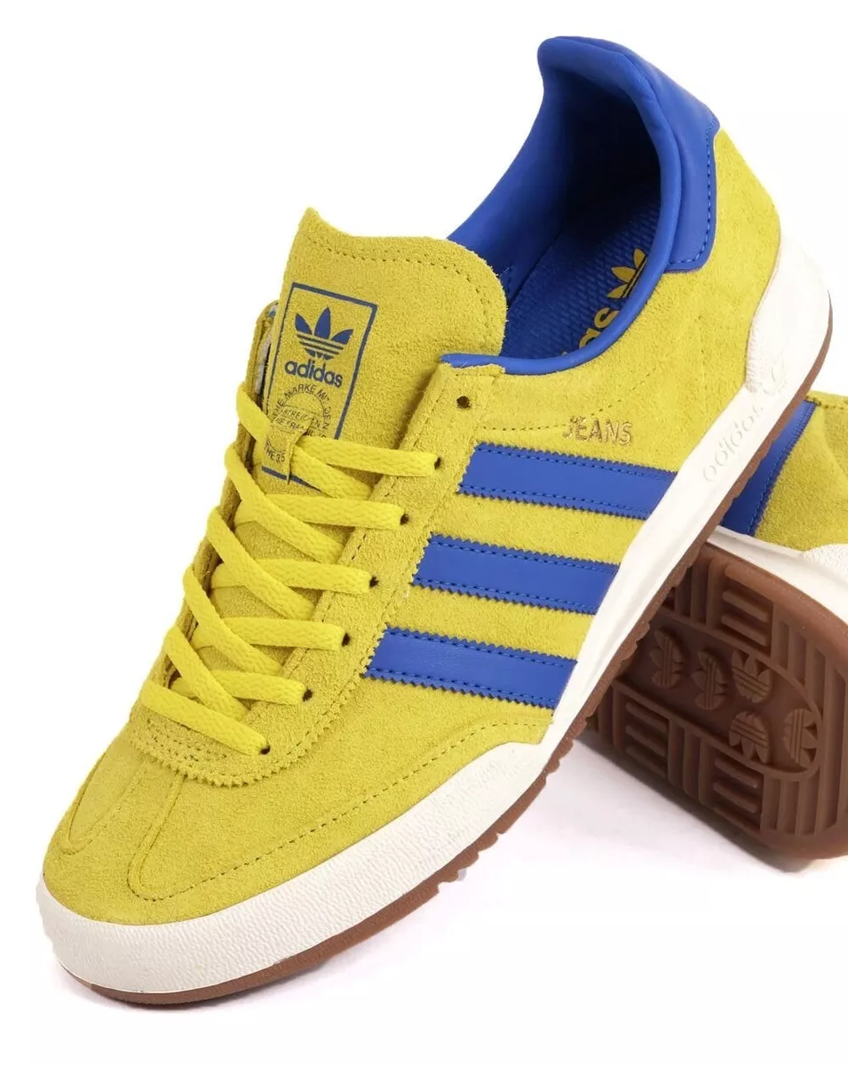 yellow adidas trainers