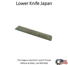 Lower Knife 5 Thread Juki Overlock Machine MO-6800 Japan