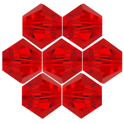 'Bicone' Perla de Cristal Selección 4mm, 6mm, 8mm 16 Colores - Imagen 23 de 25
