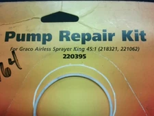 Graco 220395 Paint Sprayer Pump Repair Kit Airless Fits GH733 K - New In Box