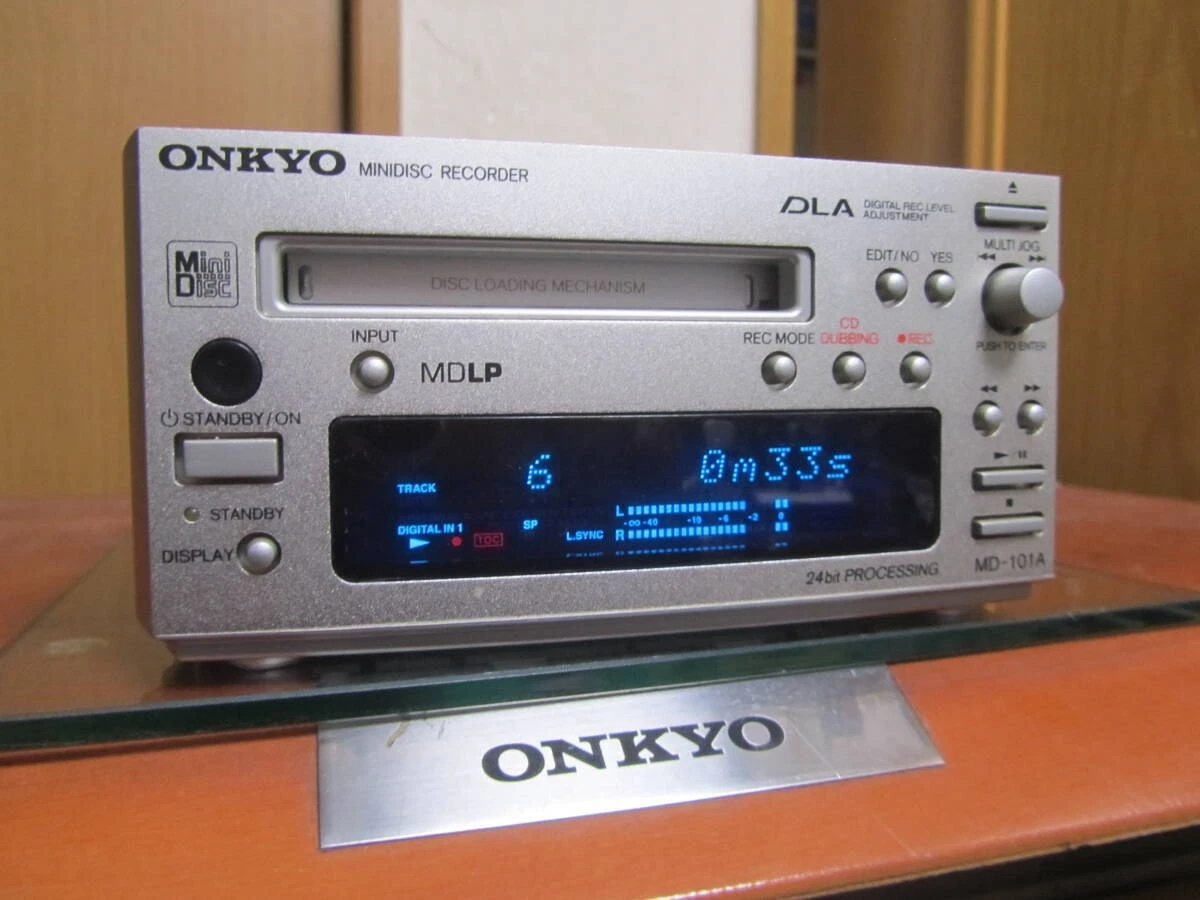 ONKYO MD-101A Mini Disc Player Deck Recorder Working Confirmed | eBay