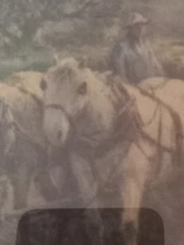 Antique wagon print.