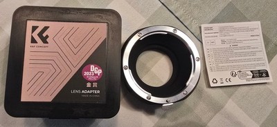 Objektivadapter Canon EF an MFT-Kamera, Firma KF