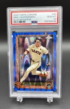 MIKE YASTRZEMSKI 2025 Topps Chrome PSA 10 #40 BLUE RAYWAVE #065/150 POP 1 🔥🔥