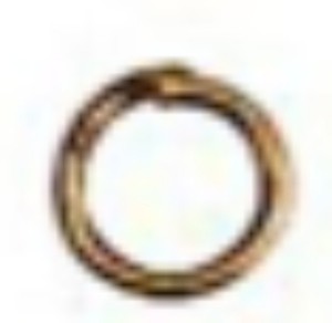 1P Platinum Open Jump Rings for Making 5 mm, USED