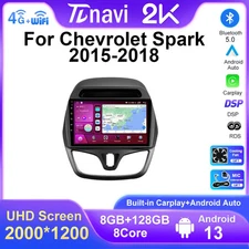 For Chevrolet Spark Beat Android Auto CarPlay Car Radio GPS Multimedia Player 4G