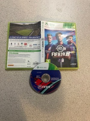 fifa 19 legacy edition xbox 360 PAL VERSION. NO WORKING. CLEAN DISC