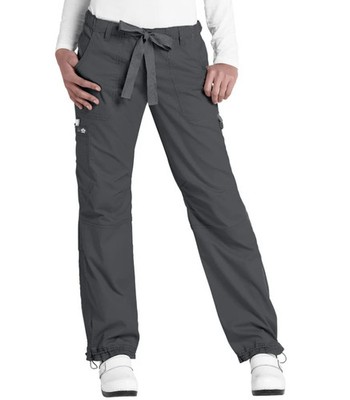 Koi Classics Lindsey 7-Pocket Twill Bootcut Cargo Pants