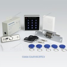 New RFID Access Control System Kit Set With Door Strike Lock 2Remote Controls