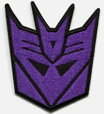 Transformers Decepticons - PURPLE - AUTOBOTS - Embroidered Iron-On/Sew-On Patch