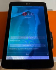 LG G Pad 7.0 7" 16GB Wi-Fi Android Tablet Black - Tested Works Great