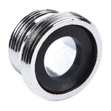 Faucet Adaptor Faucet Connector Inside Thread Metal Silver Water Saving