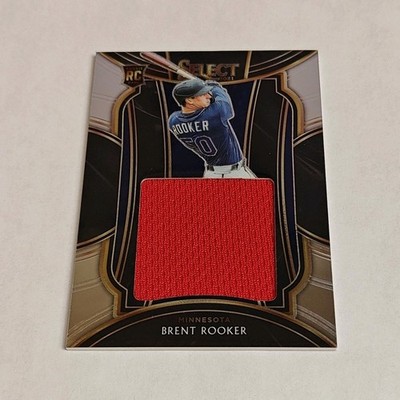 2021 Panini Select Rookie Jumbo Swatches Brent Rooker #RJS-BR Minnesota Rookie  