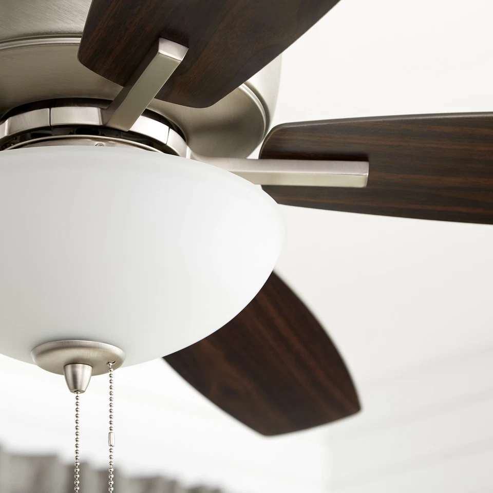 Breeze - 52 Inch 5 Blade Ceiling Fan with Bowl Light Kit-Satin Nickel - Image 3 of 3