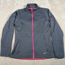 Nike Golf Tour Performance Full Zip Jacket Womens Medium Therma Fit BDM CC Logo