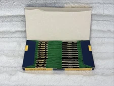 DMC Art 117 Mouline Special 25 Embroidery Floss Box of 12 Skeins GREEN 700