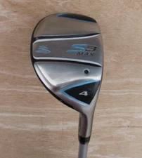 LADIES COBRAS3 MAX 4 HYBRID WOMENS FLEX 22 LOFT IHS 55 SHAFT RIGHT HANDED BLUE