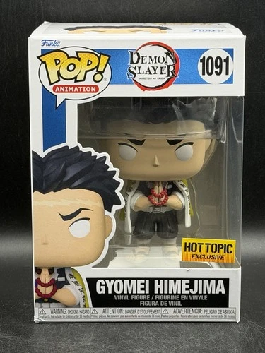 Funko Pop Demon Slayer Gyomei Himejima Hot Topic EXCLUSIVE #1091 W/Protector