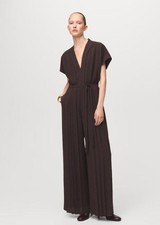 NWT mango Pleated jumpsuit with belt