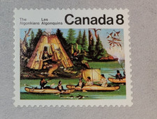 canada stamp #567ii - Micmac Indians (1973) 8¢ HB/HB MNH OG